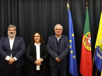 Conselho Diretivo da Terras do Infante A.M.: Hugo Pereira (presidente), Paula Freitas e Manuel Marreiros (vogais).